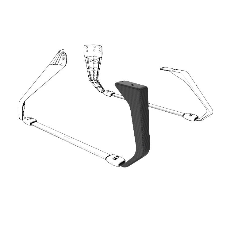 P20 2018 Landing Skid (Front-right)